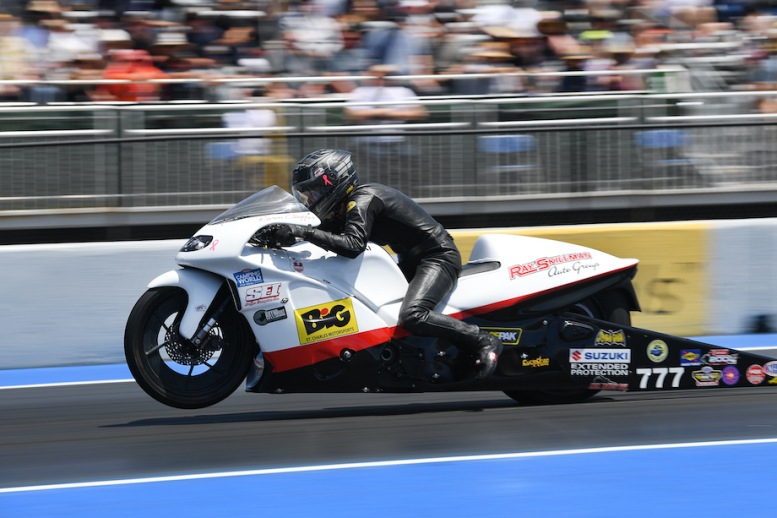 Karen Stoffer's giant-slaying Suzuki wins Pro Stock Motorcycle in